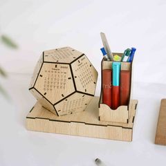 Lịch gỗ đa diện để bàn - TOY27