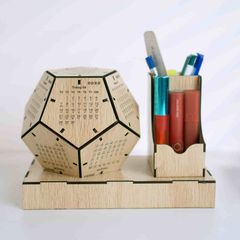Lịch gỗ đa diện để bàn - TOY27