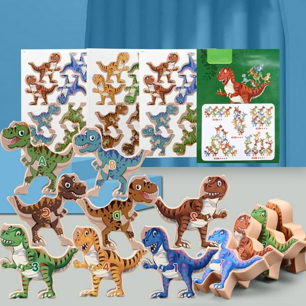 Đồ chơi xếp tầng khủng long cho bé - TOY18