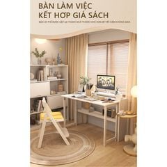 Bàn Làm Việc Gấp Gọn Trắng Hiện Đại GP309