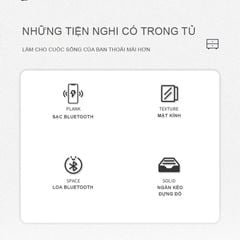 Tab đầu giường bọc da thông minh GA36