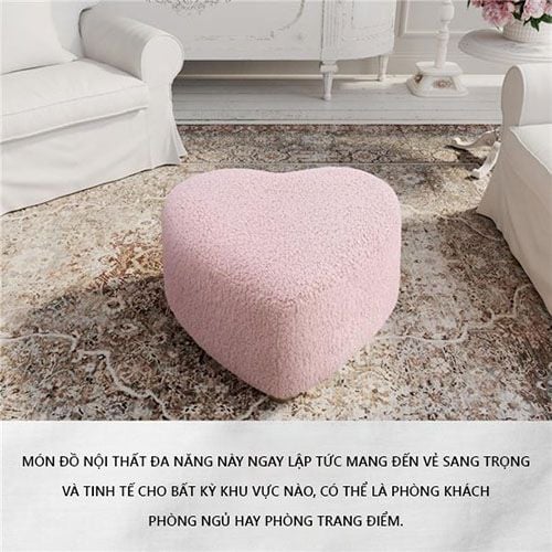 Ghế Đôn Hình Trái Tim GC23