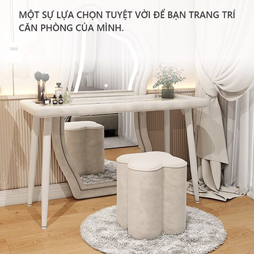 Ghế trang điểm hình cánh hoa hồng - GC28