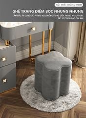 Ghế trang điểm hình cánh hoa hồng - GC28