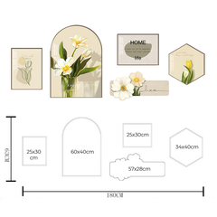 Bộ 5 tấm tranh dán tường GD-Z