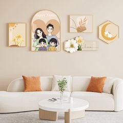 Bộ 5 tấm tranh dán tường GD-Z