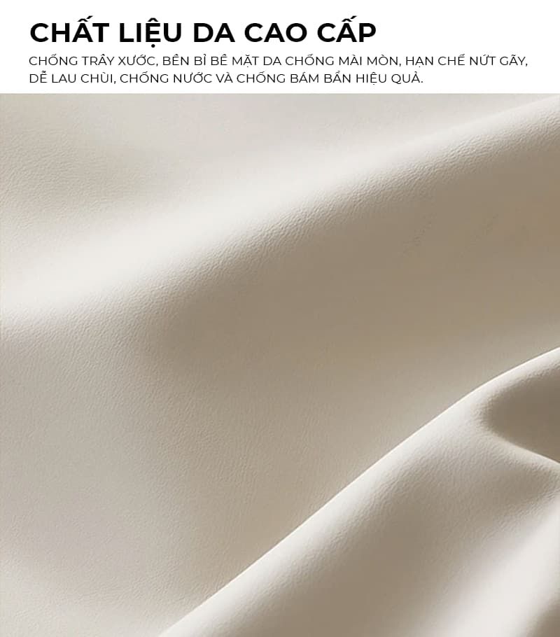 Ghế đôn bàn trang điểm bọc da cao cấp - GC51