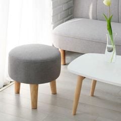 Ghế đôn sofa xám tinh tế hiện đại - GC19