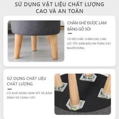 Ghế đôn sofa xám tinh tế hiện đại - GC19