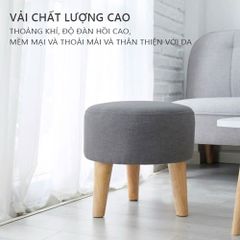 Ghế đôn sofa xám tinh tế hiện đại - GC19