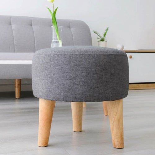 Ghế đôn sofa xám tinh tế hiện đại - GC19