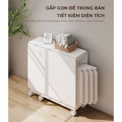Ghế gấp gọn đa năng trắng - GM192
