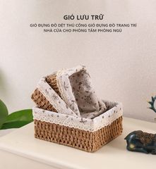 Giỏ nan decor bộ 3 - GN63 - Hết hàng