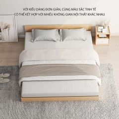 Giường bệt 1m8x2m vân gỗ - GP317