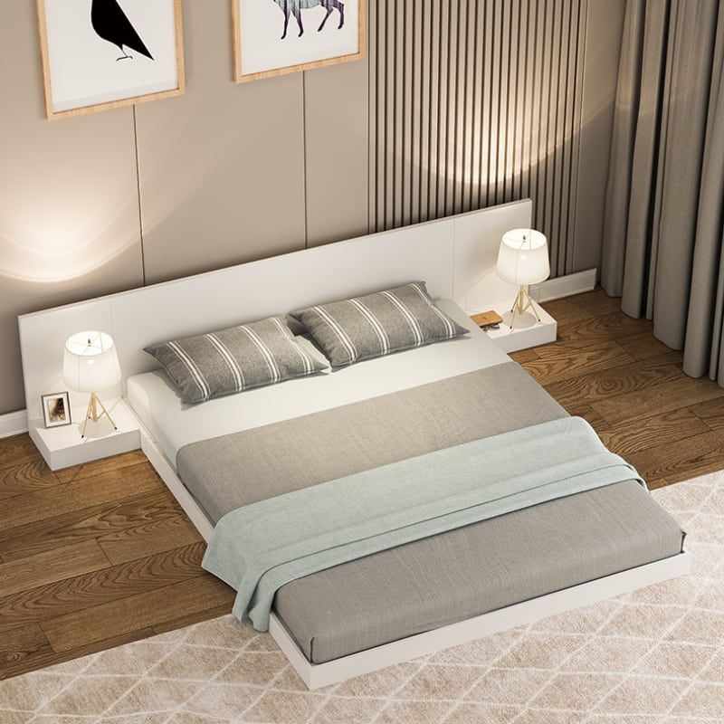 Giường bệt kiểu Nhật trắng 1m8x2m GP265