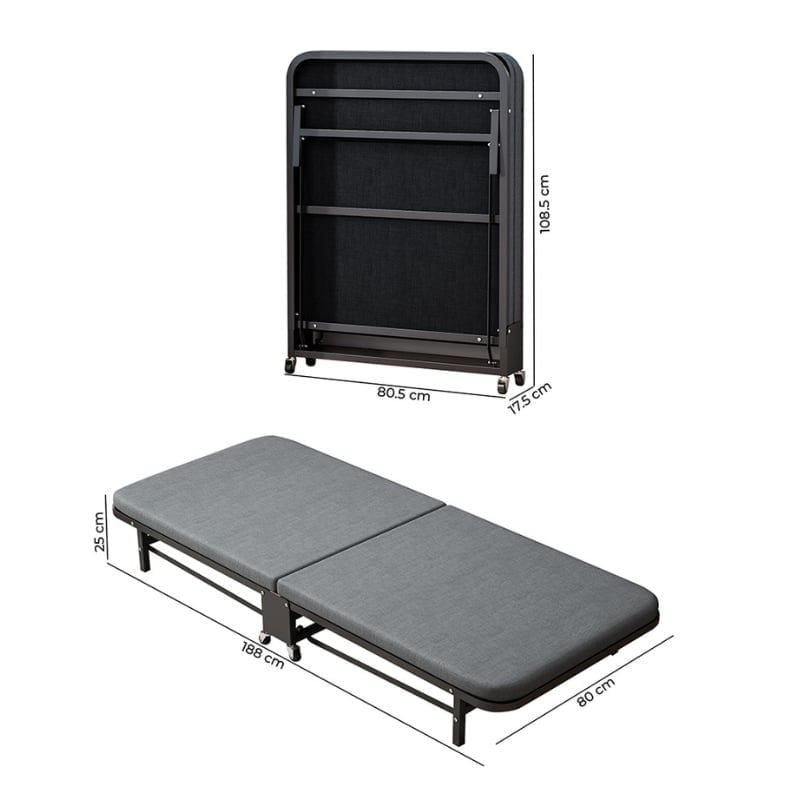 Giường đơn gấp gọn tiện lợi, tiết kiệm không gian - GM193