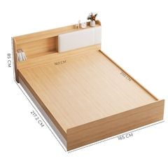 Giường ngủ kèm ngăn kéo đảo 2 bên - GP248