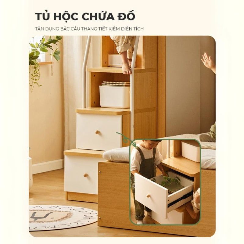 Giường tầng thông minh, cao cấp - GP354