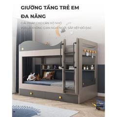 Giường tầng trẻ em đa năng, thiết kế hiện đại - GP363