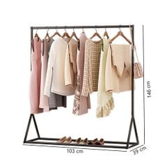 Giá treo quần áo khung thép - GM01