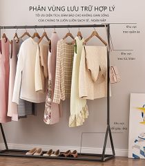 Giá treo quần áo khung thép - GM01