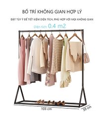 Giá Treo Quần Áo khung thép GM01