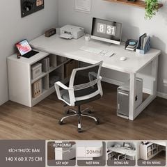 Bàn Làm Việc Tích Hợp Kệ Sách GM131