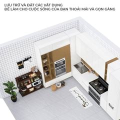 Kệ nhà bếp nhiều tầng thông minh GM136
