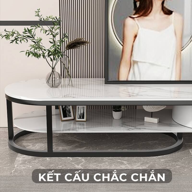 Kệ tivi bọc da khung sắt hiện đại GM152A