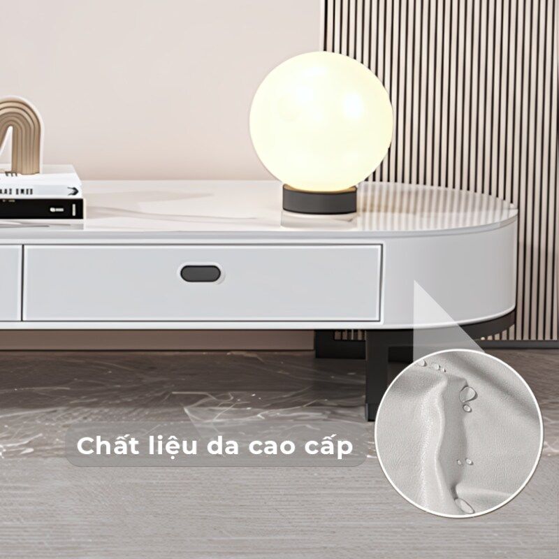 Kệ tivi bọc da khung sắt hiện đại GM152A