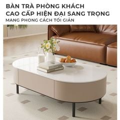 Bàn trà sofa chân sắt tròn TC GM155