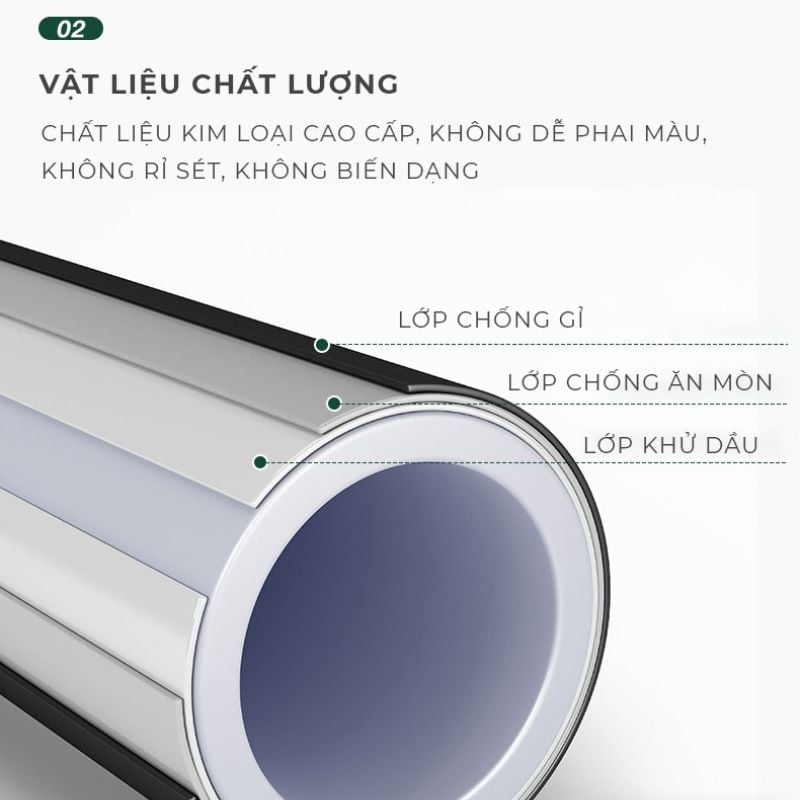 Giường sắt khung đen 10 chân hiện đại - GM158