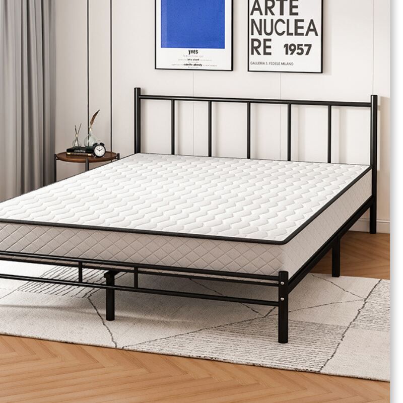 Giường sắt khung đen 10 chân hiện đại - GM158