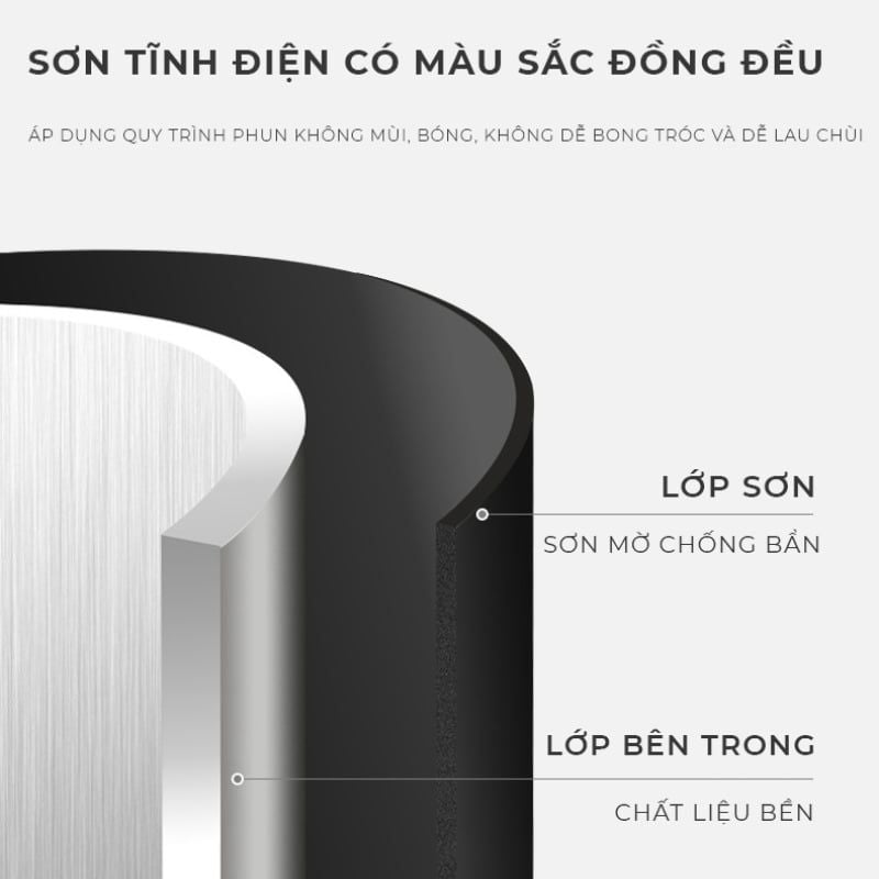 Giường sắt khung đen 10 chân hiện đại - GM158