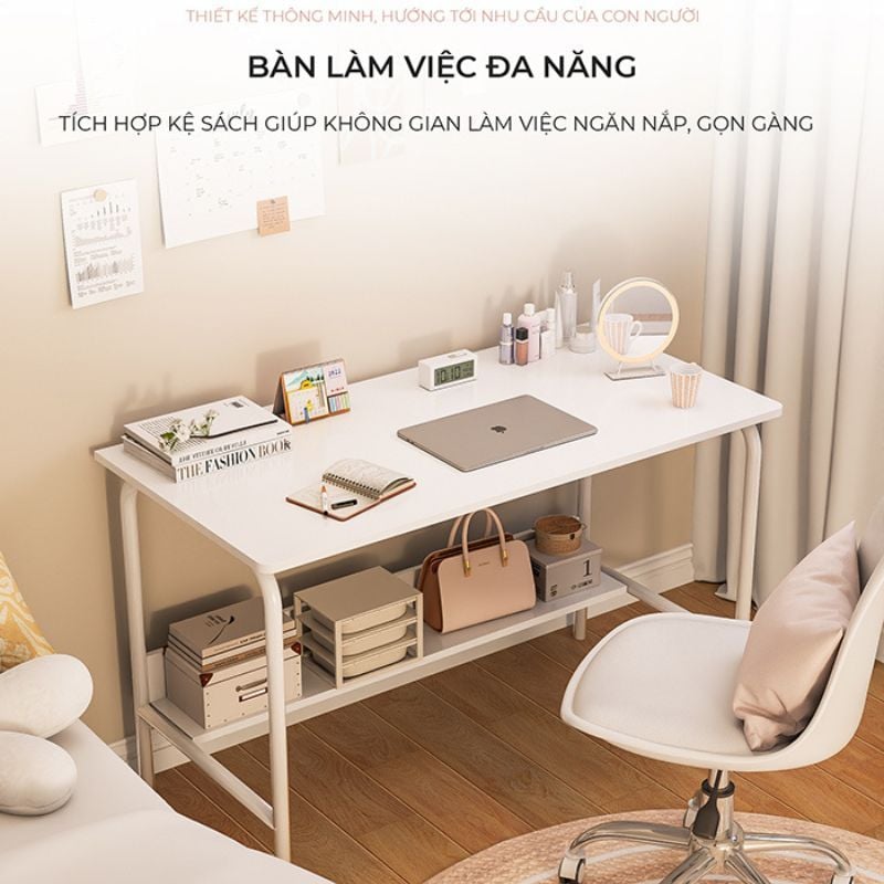 Bàn làm việc màu trắng thông minh GM160