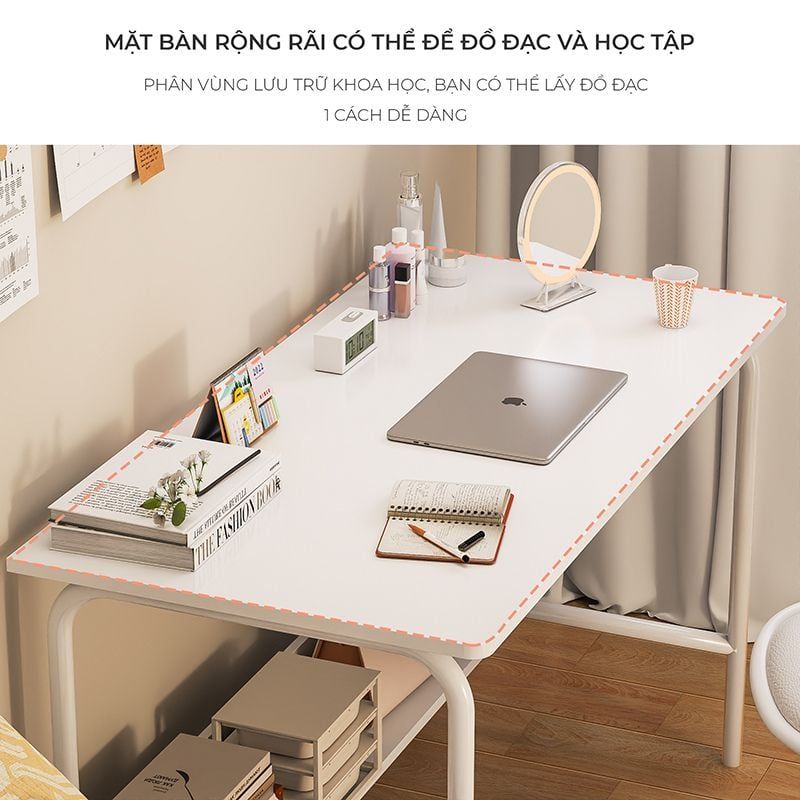 Bàn làm việc màu trắng thông minh GM160