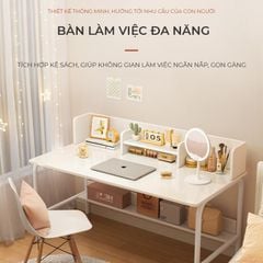 Bàn làm việc màu trắng hiện đại GM161
