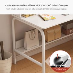 [Giảm giá 60%] Bàn làm việc màu trắng hiện đại GM161