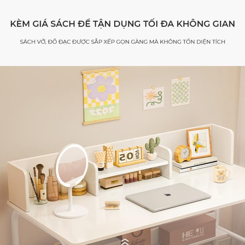 [Giảm giá 60%] Bàn làm việc màu trắng hiện đại GM161