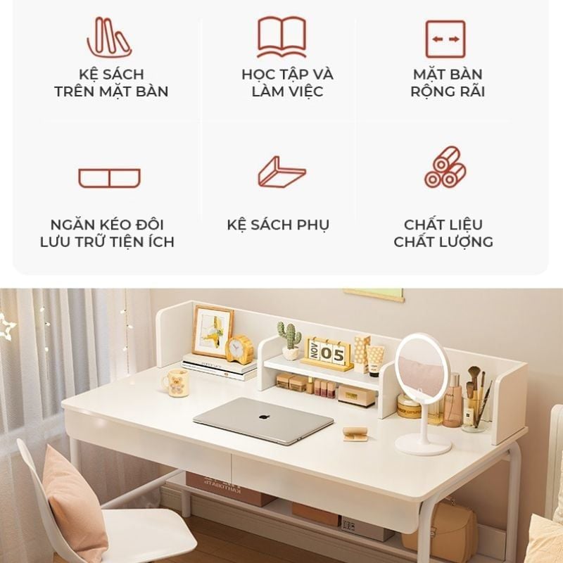 Bàn làm việc đa năng có ngăn GM162