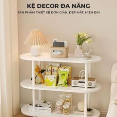Bàn trà 3 tầng chân sắt hiện đại GM163