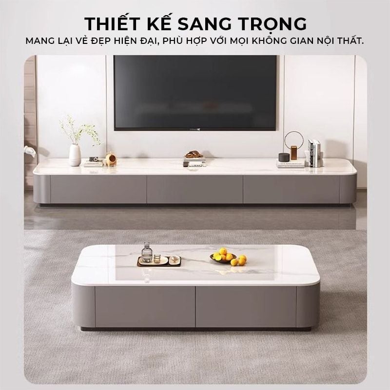 Bàn trà phòng khách phong cách sang trọng GM167A.01