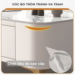 Bàn trà TC vân đá cao cấp, hiện đại - GM168A