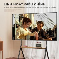 Giá treo tivi vân gỗ sang trọng GM189