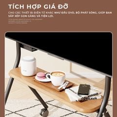 Giá treo tivi vân gỗ sang trọng GM189