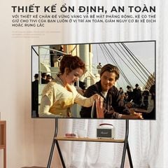 Giá treo tivi vân gỗ sang trọng GM189