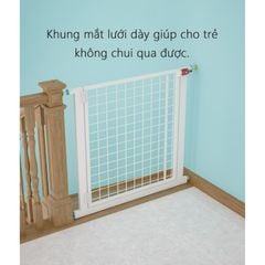 Thanh chắn cầu thang cho bé Stair fence Kid khung trắng - GM32