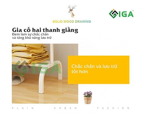 Giá Treo Quần Áo khung thép GM60