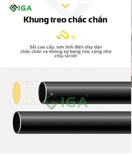 Giá Treo Quần Áo khung thép GM60