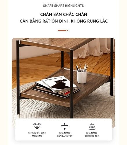 Bàn Trà Cafe 2 Tầng Hiện Đại GM79